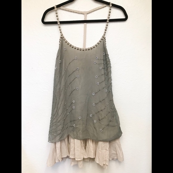 Free People Tops - Free People Beaded Women’s Tank
